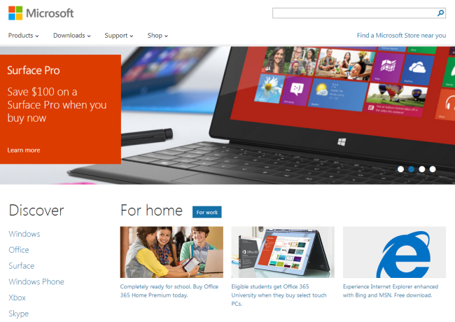 microsoft-website-metro-design